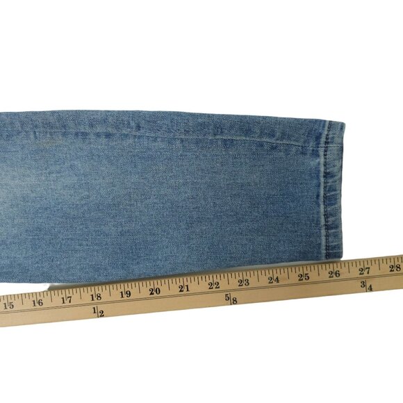 Kut From The Kloth Ankle Skinny Distressed Jeans Womens Size 6 Denim Light Wash - Picture 5 of 12